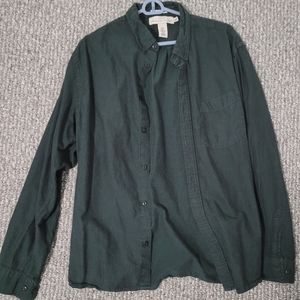 H&M Green XL Button Up Shirt